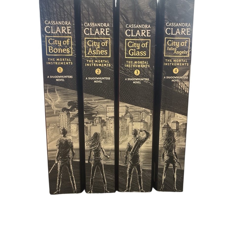 The Mortal Instruments: 4 Books - City of Bones, Ashes, Glass, Fallen Angels